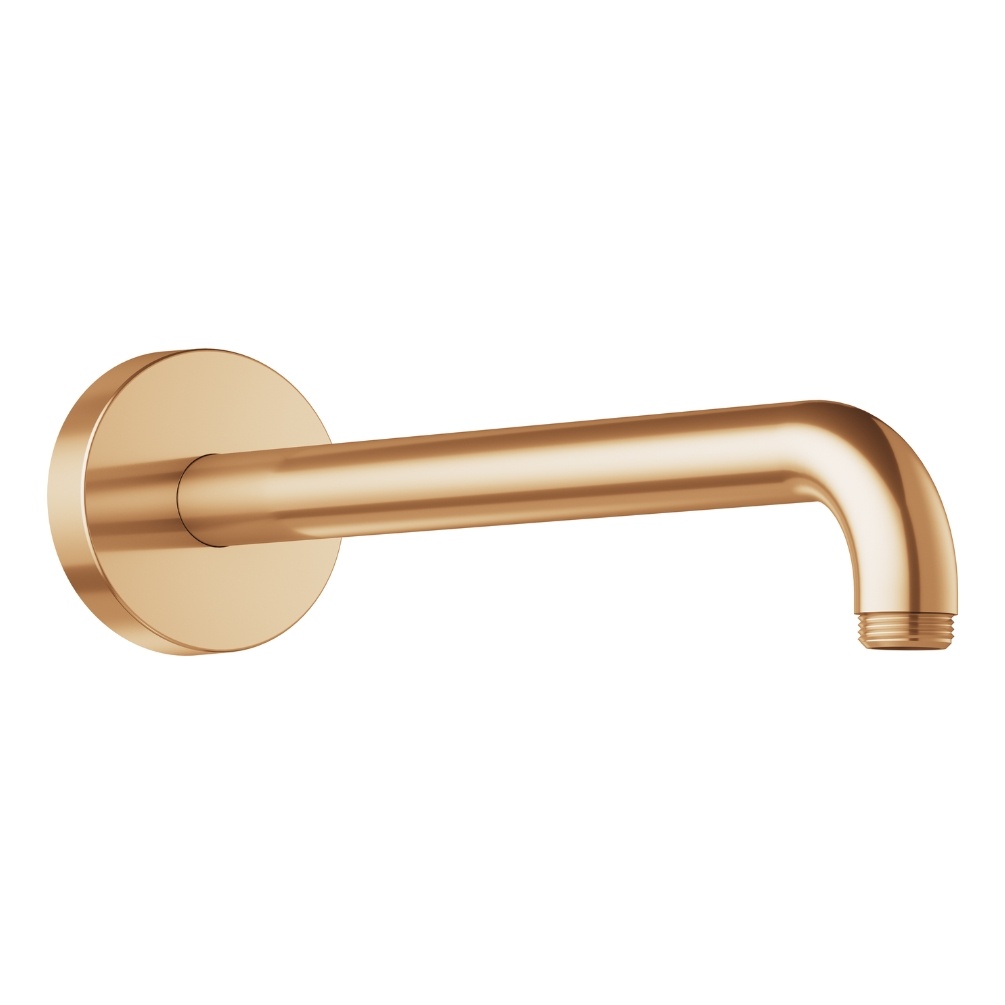 Product Cut out image of the Keuco Brushed Bronze Round Wall Shower Arm 51688 030300